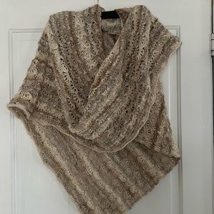 Hand-knit shawl